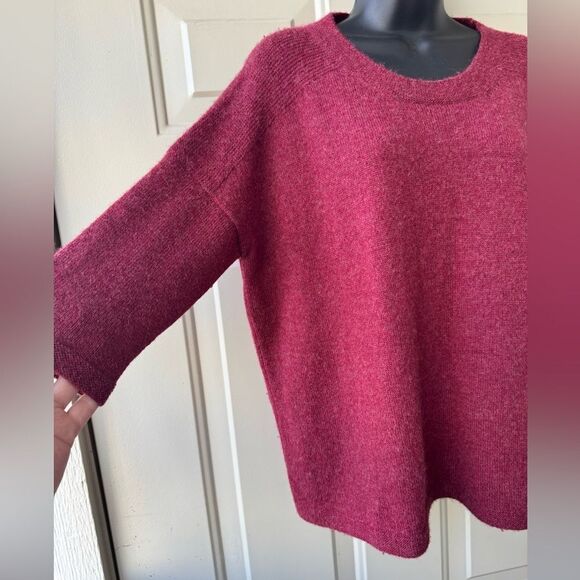 PERUVIAN CONNECTION Women's Burgundy Sweater Sz XS/S - Picture 4 of 14